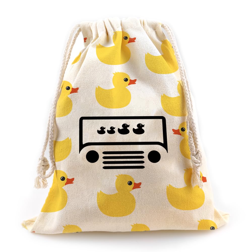 Jeep Duck Reusable drawstring Bag 14.6 x 11.8inches