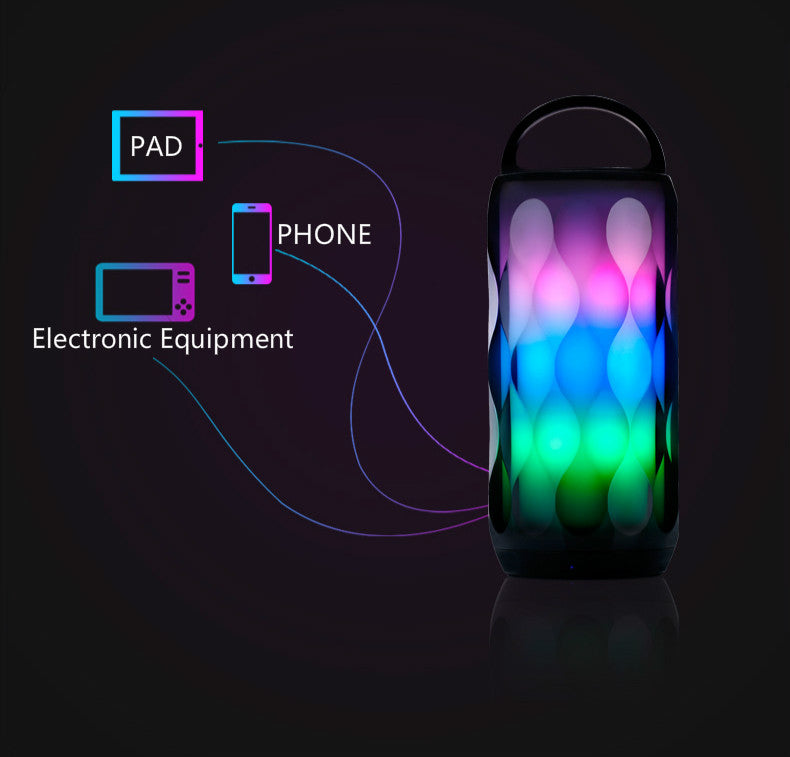 Touch Control Colorful LED Ambient Light Bluetooth Speaker