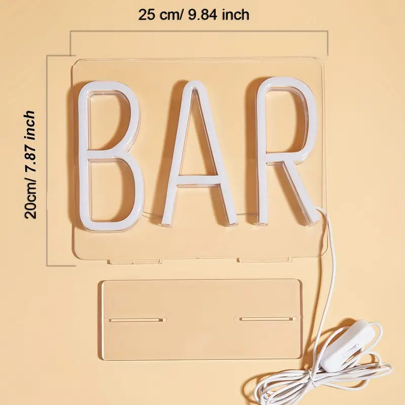 LED BAR Shaped Neon Sign with USB Power Supply
