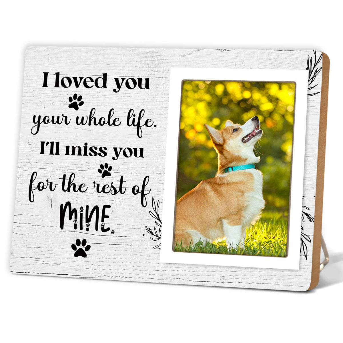 Pet Memorial Photo Frame - 4x6 in