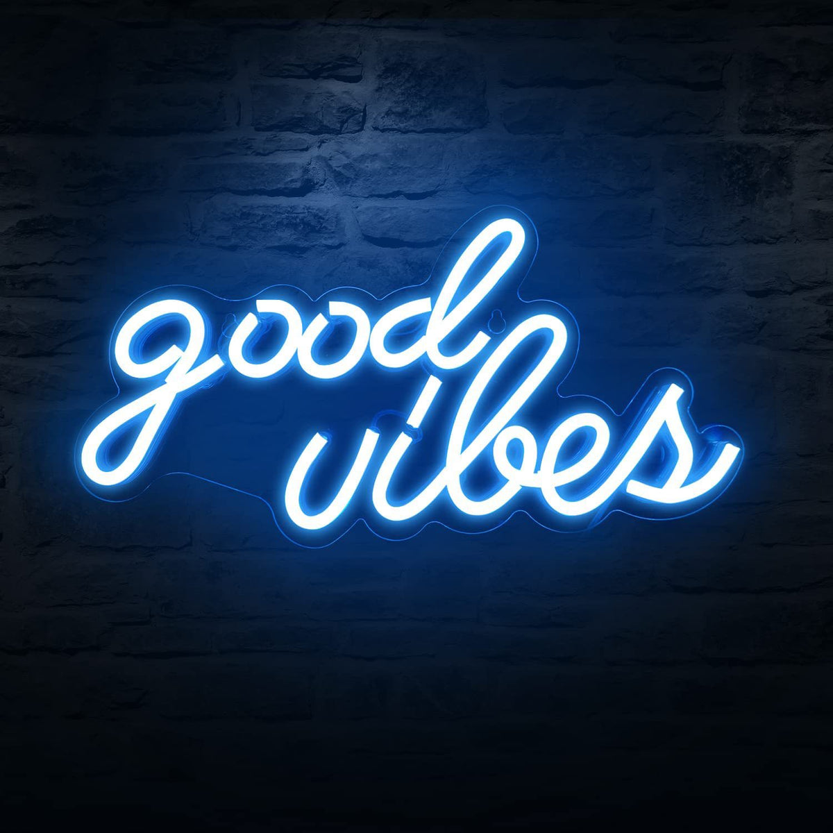 Good Vibes Pink Neon Sign (Pink or Blue)