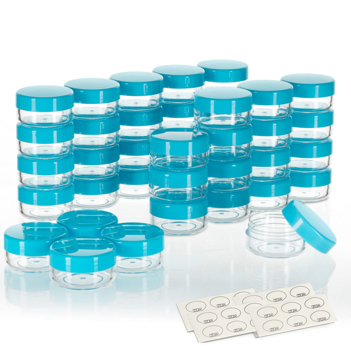 10 Gram - 100 Count Containers with Lids (Blue)