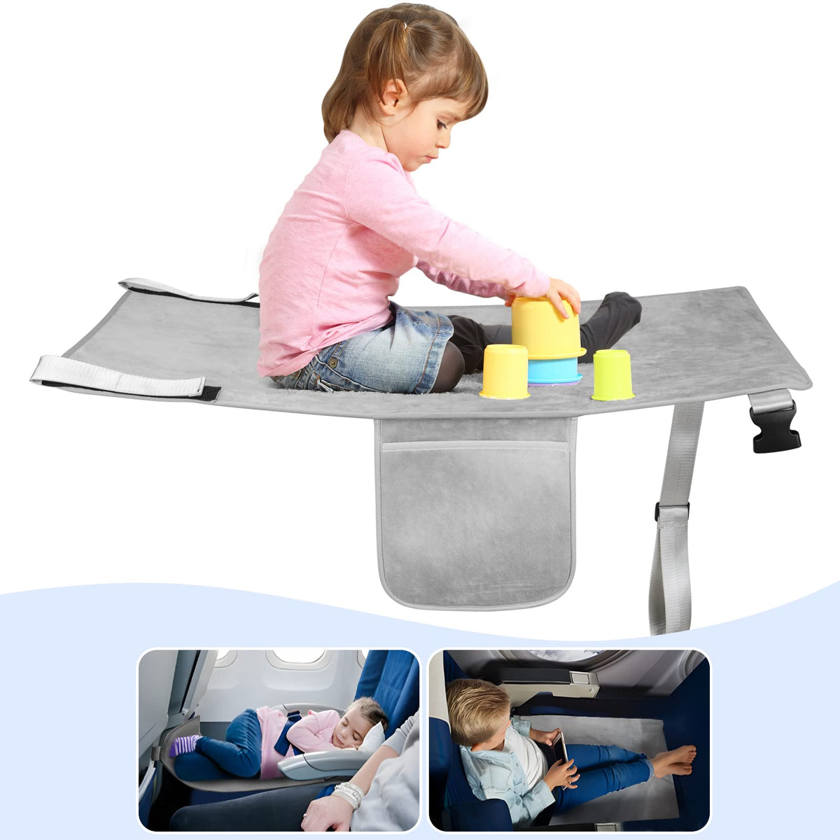 Toddler Airplane Travel Bed Airplane Seat Extender