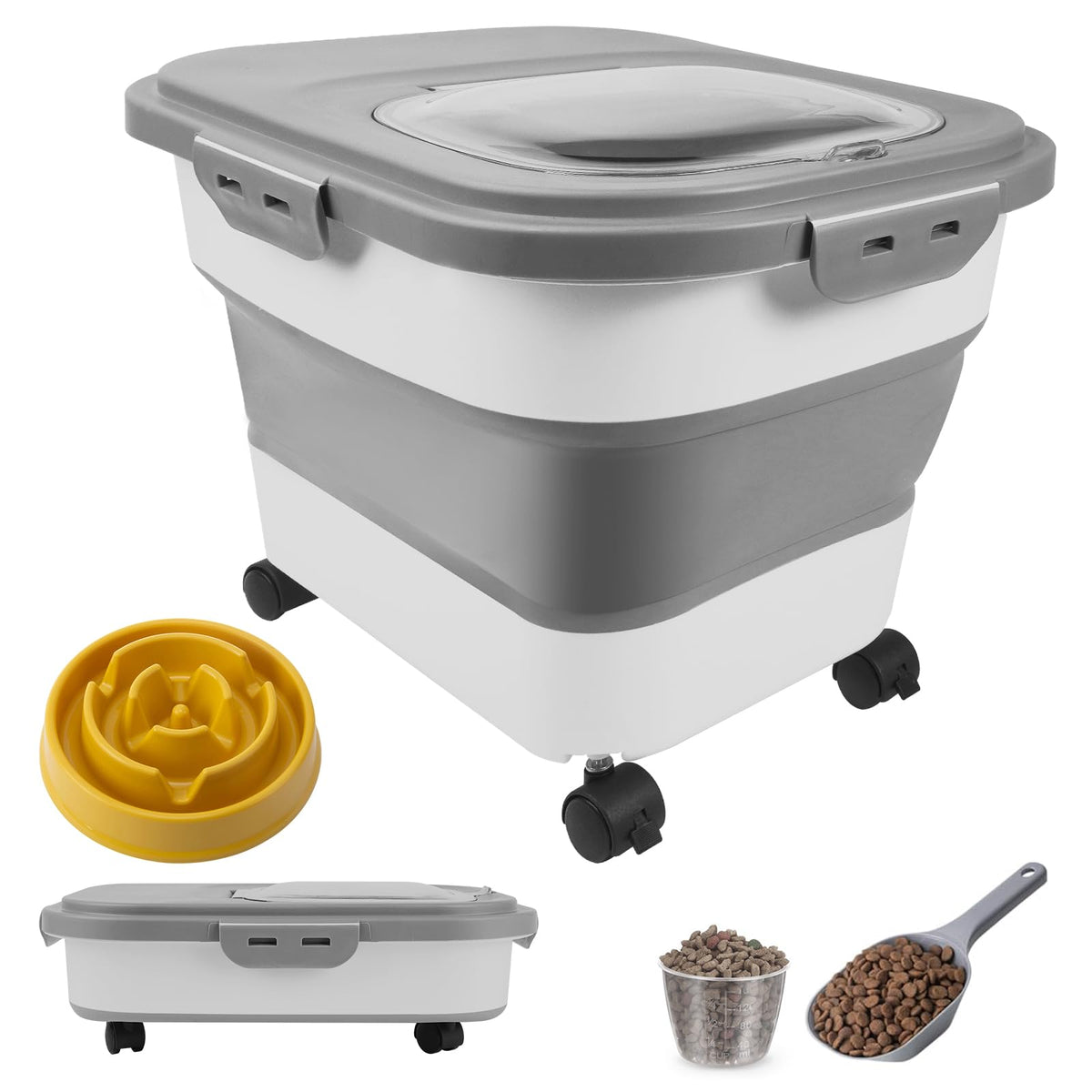 20lbs Dog Food Storage Container - Collapsible