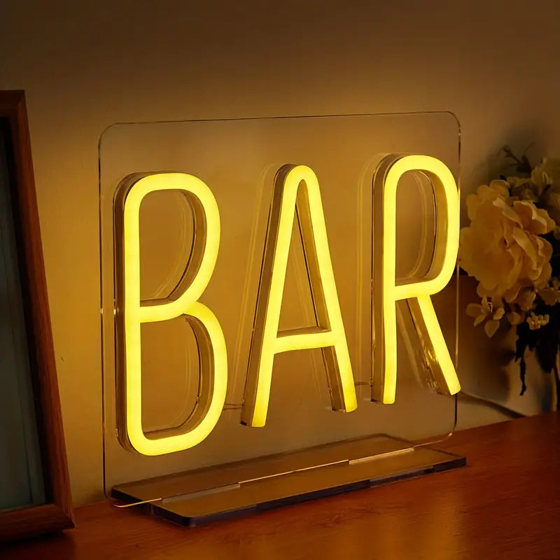 LED BAR Shaped Neon Sign with USB Power Supply