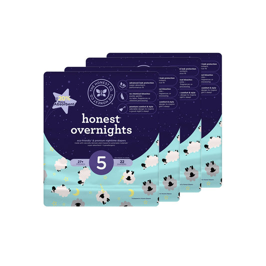 Honest Overnight Diapers Size 5 - 88 Count