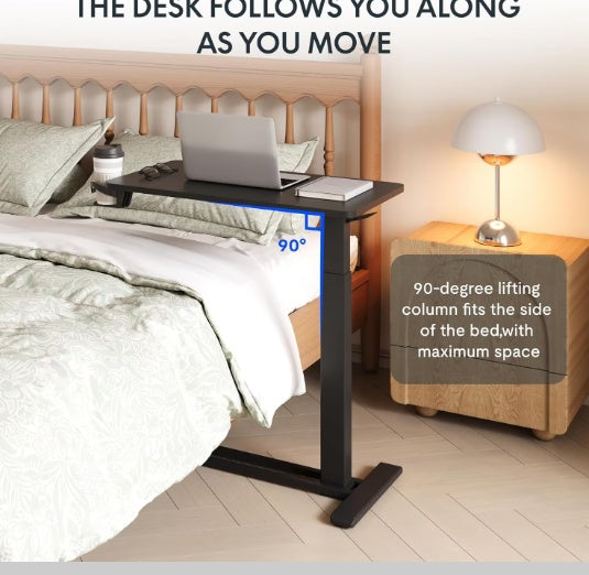Side Table Adjustable Height Hospital Desk