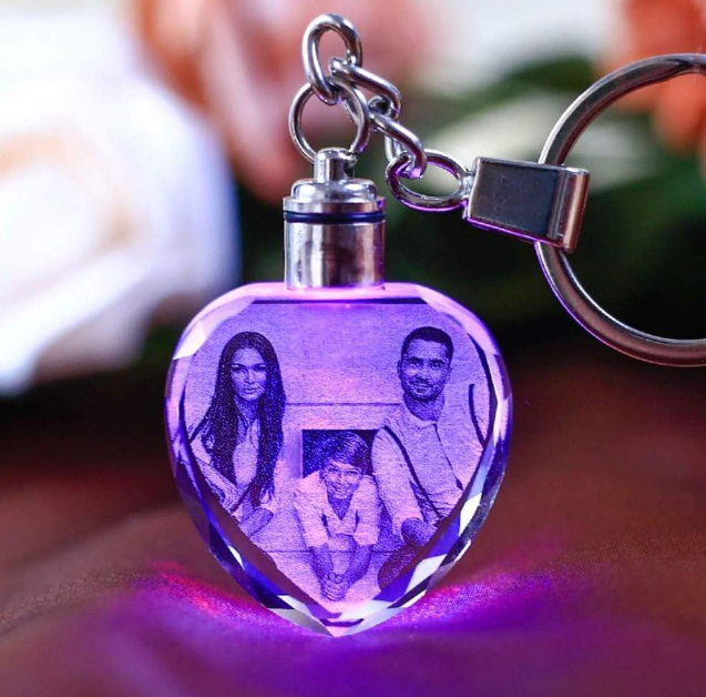 Personalized Custom Crystal Keychain