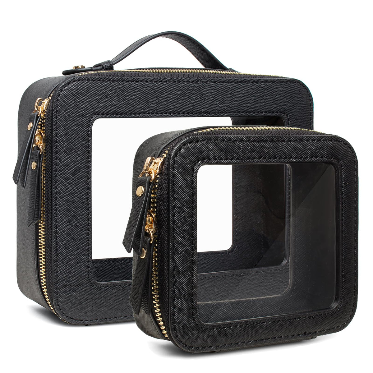 2 Pcs Waterproof TSA Approved Travel Toiletry Bag