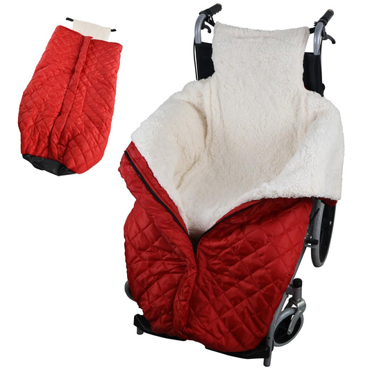 Wheelchair Warm Lightweight Blanket with Zipper
