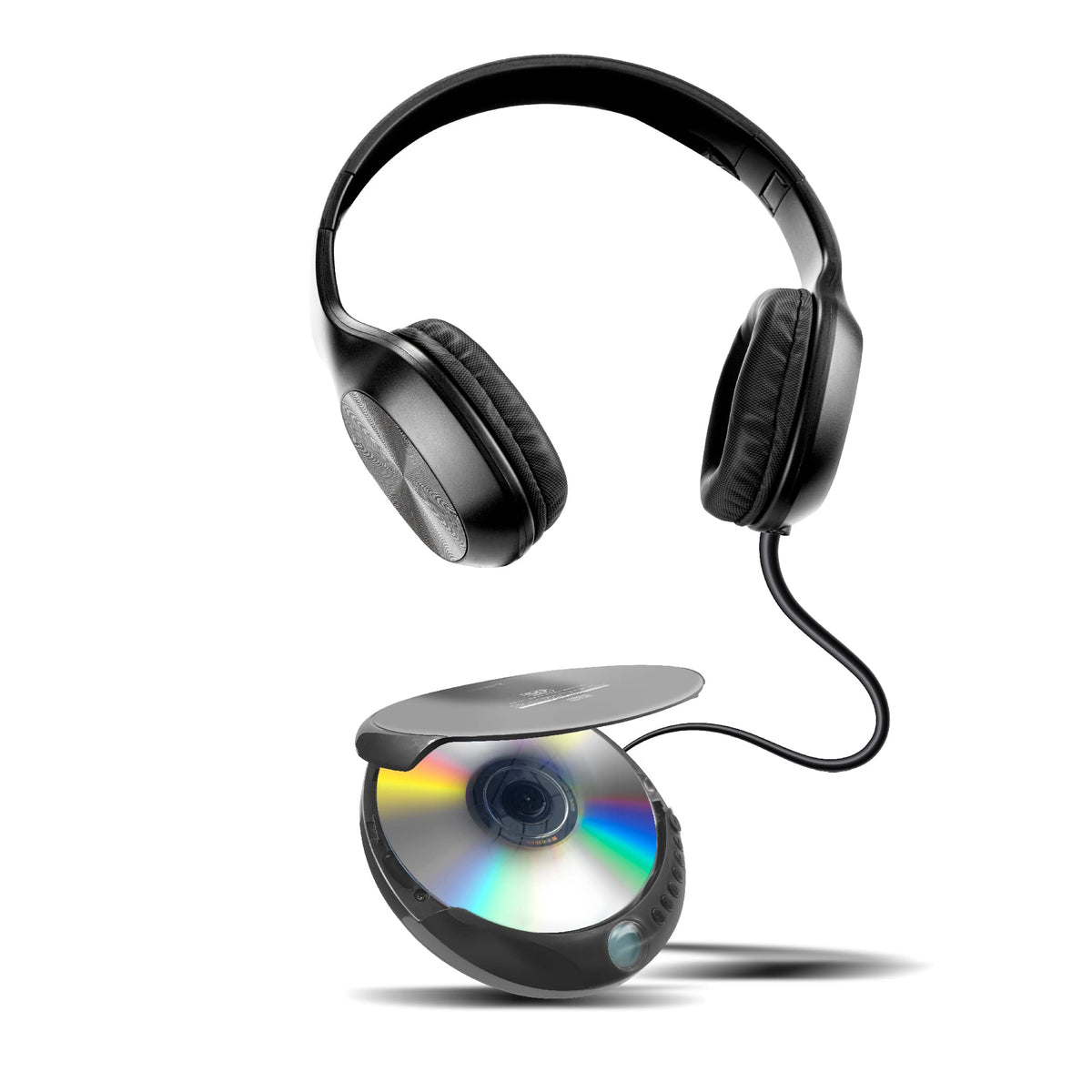 Portable CD Player with Headphones 60-Sec Anti-Skip