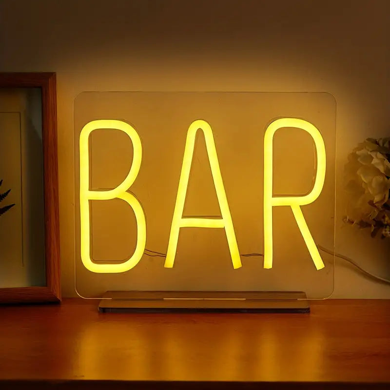 LED BAR Shaped Neon Sign with USB Power Supply