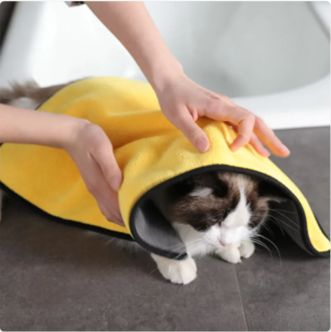 Plus-Size Pet Bath Towel