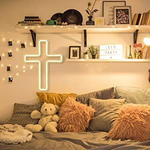 Neon Cross Light