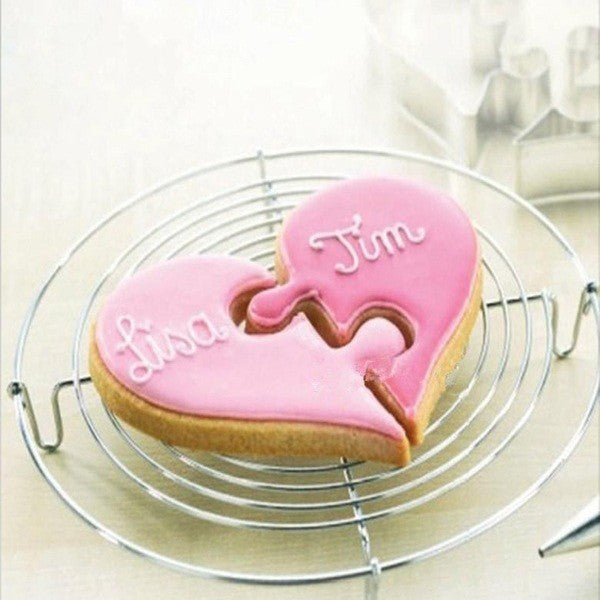 Stainless Steel Love Puzzle Cookie Cutter Mold