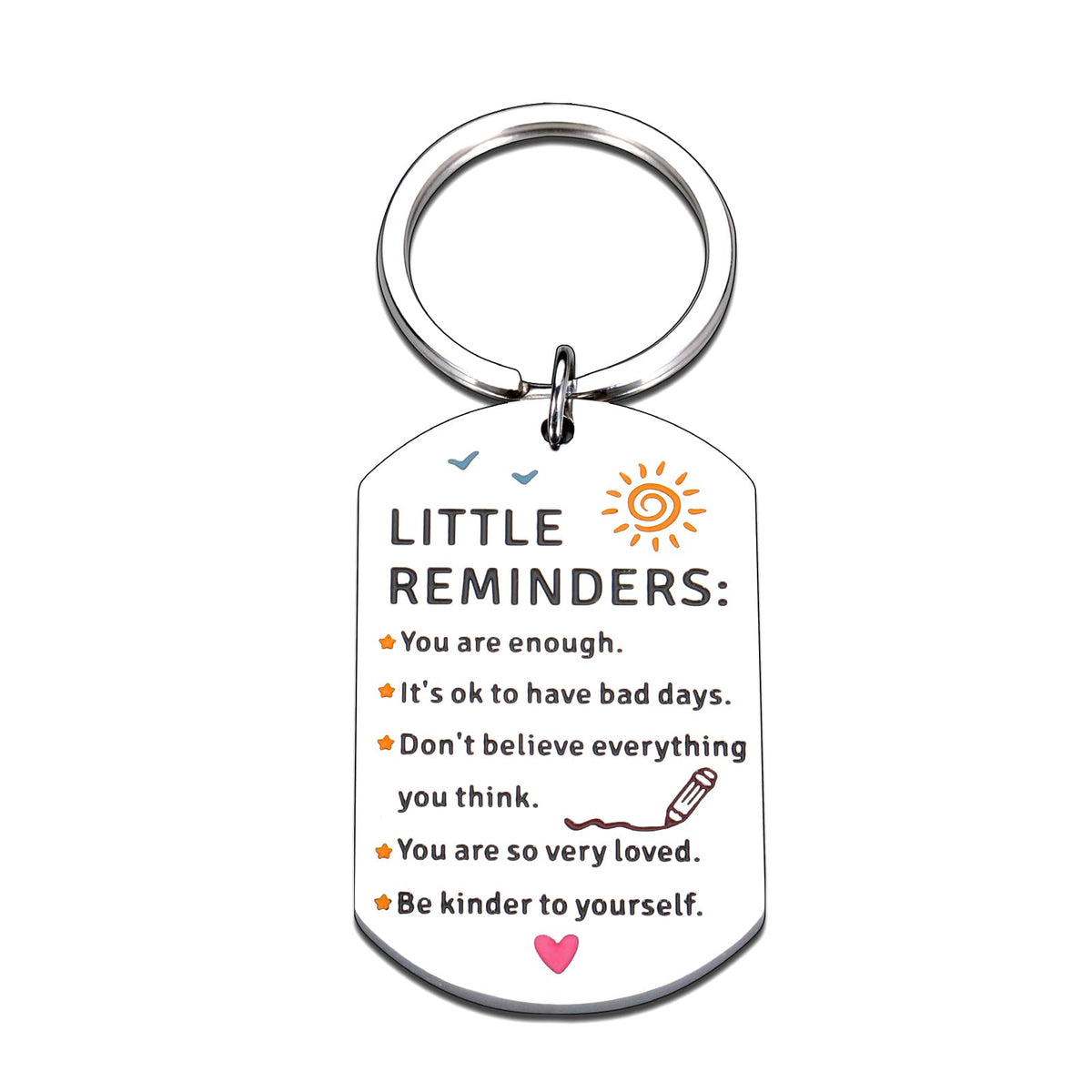 A kind reminder keychain