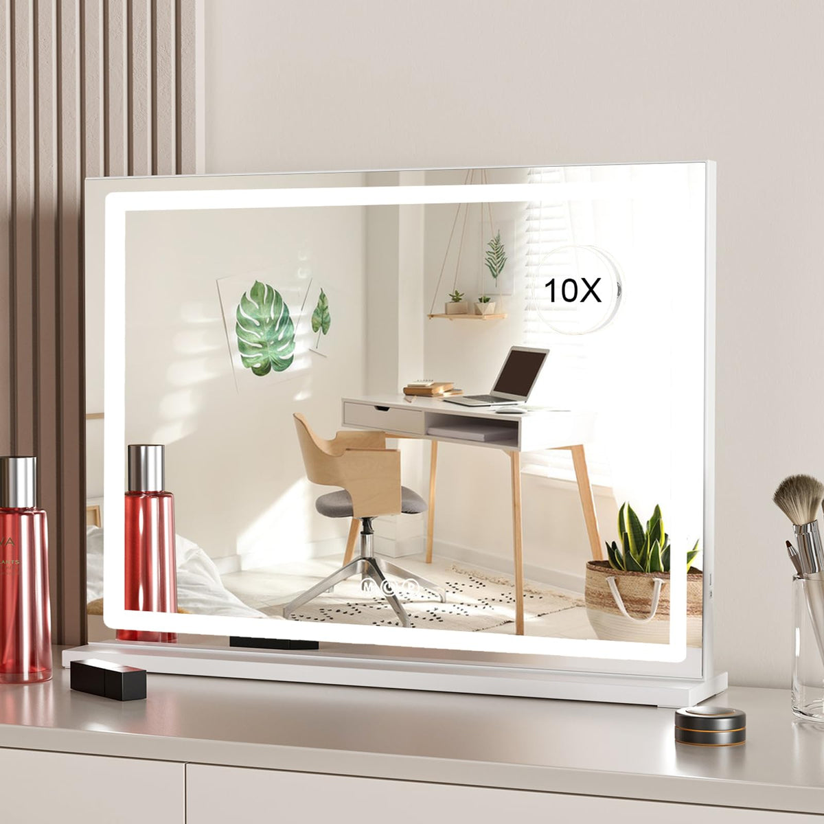 Classy Vanity Mirror with LED Lights 10X Magnification