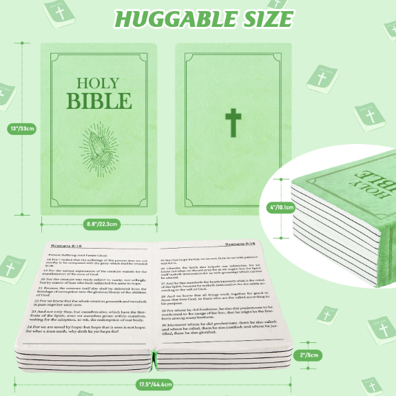 Christmas Bible Plush Pillow